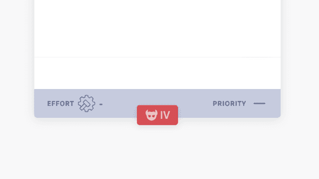 Screenshot of a card with a Beast Level marker