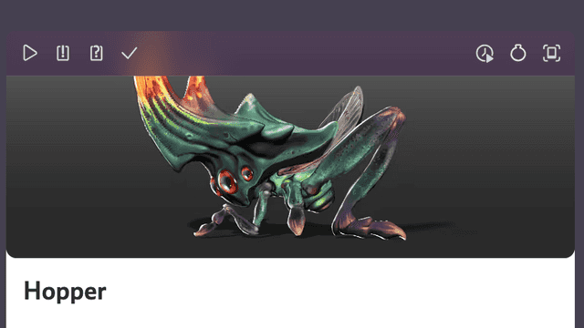 Screenshot of a Card header