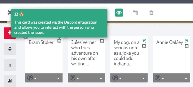 Create task via Discord