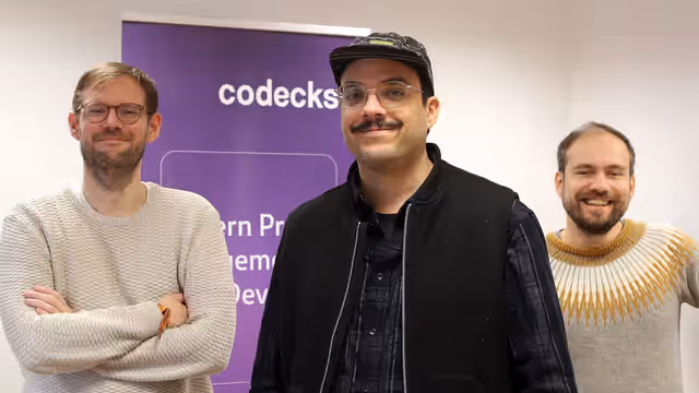 Image of a team working