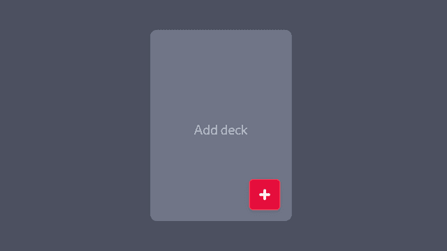 Screenshot of how to add a deck
