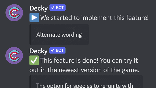 Screenshot of Decky