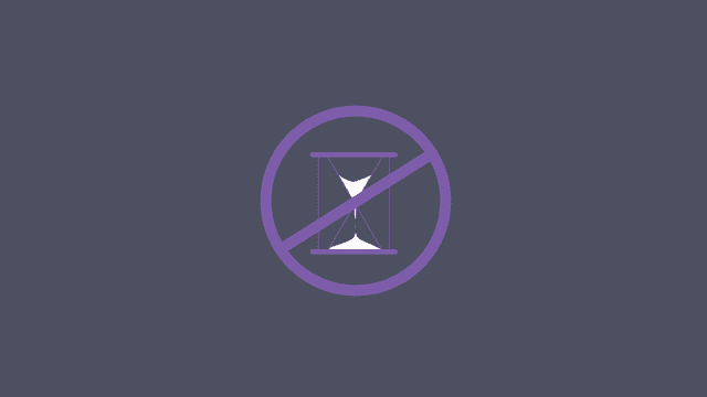 Screenshot of an hourglass blocked out