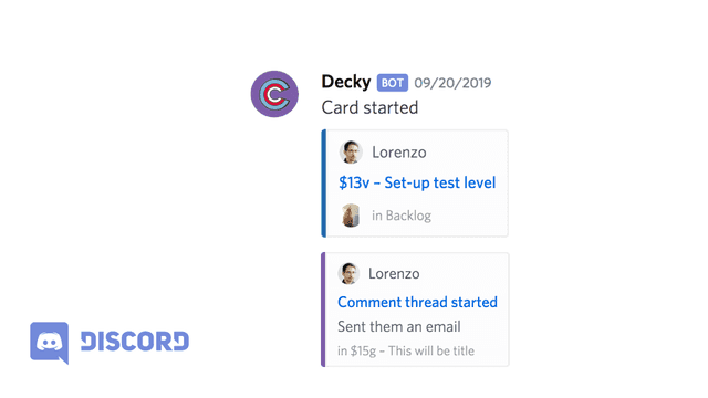 Screenshot of Decky at work