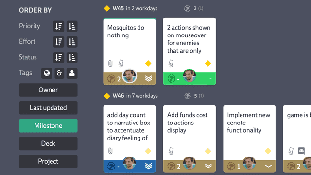 Screenshot of search combined with categories