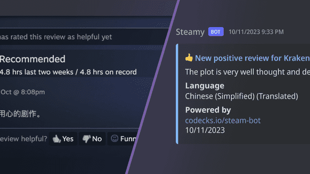 Translated Steam Review