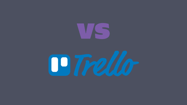 Image showing text vs Trello