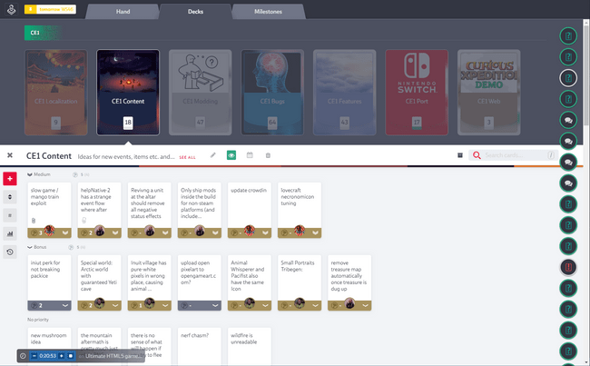 Codecks.io - Beautiful Project Management Tool for Game Devs